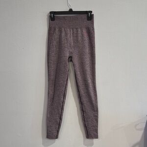 Gymshark Heathered Purple Flex High Waisted Leggings Size Medium